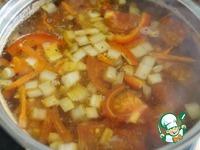 Овощной суп с рисом и курицей ингредиенты