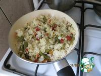 Рис со специями и овощами ингредиенты