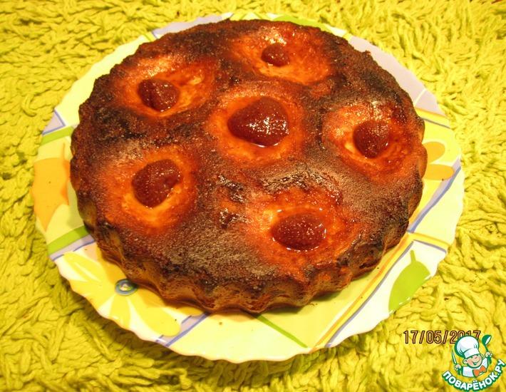 Рецепт: Пирог Ромашка с творогом