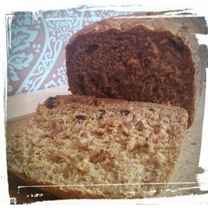 Сладкий ржано-пшеничный хлеб с сухофруктами