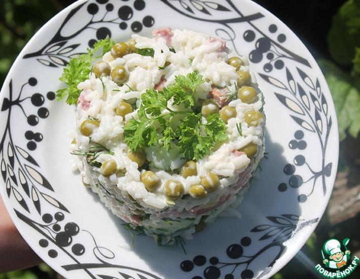 Рецепт: Быстрый салат с рисом