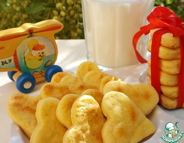 Рецепт: Детское картофельное печенье Лёвушка