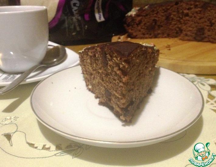 Рецепт: Шоколадный кексовый пирог на сметане