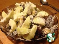 Польский яблочно-сливовый пирог Осень ингредиенты