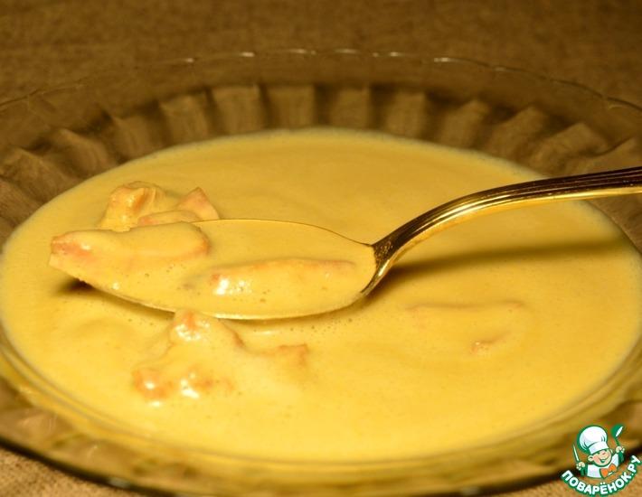 Рецепт: Тыквенный суп-пюре с печеной курицей