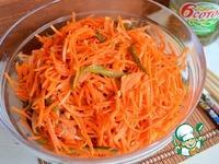 Морковь по-корейски с маринованными огурцами ингредиенты