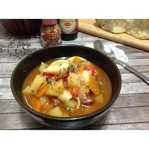 Суп с фасолью и макаронными изделиями