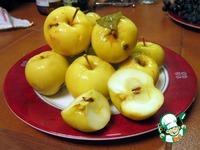 Мочёные яблоки с мёдом и специями ингредиенты