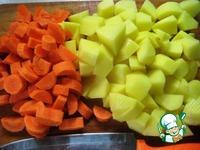 Картофель и морковь, запеченные в духовке ингредиенты