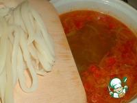 Овощной суп с кальмарами ингредиенты