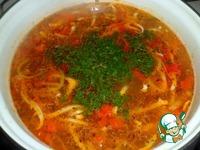 Овощной суп с кальмарами ингредиенты