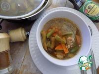 Овощной суп с курицей и фунчозой ингредиенты