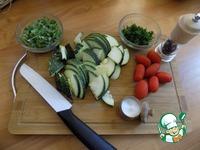 Салат с обжаренным кабачком ингредиенты