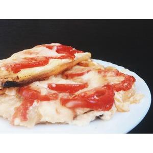 Кабачки с сыром и помидорами «Огоньки»