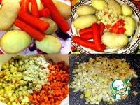 Тёплый куриный салат с овощами ингредиенты
