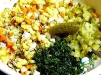 Тёплый куриный салат с овощами ингредиенты