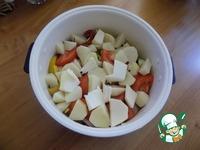 Куриные крылышки с картофелем и овощами ингредиенты
