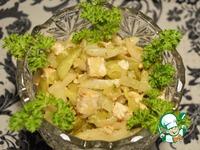 Тёплый салат с топинамбуром и курицей ингредиенты
