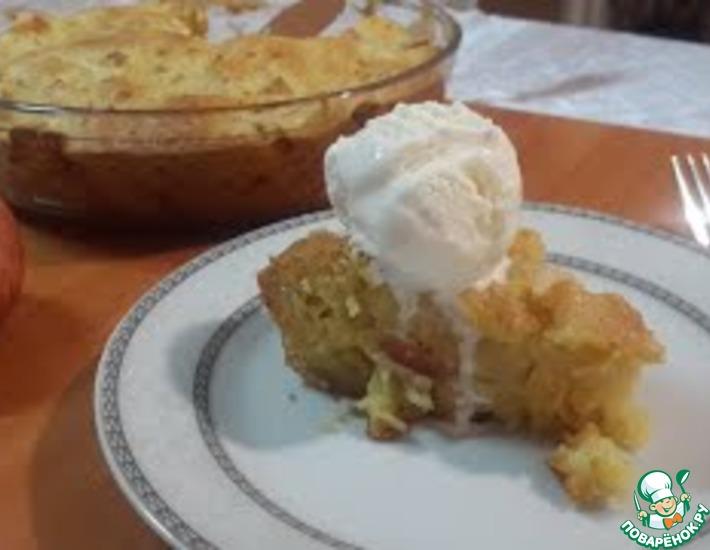 Рецепт: Пирог яблочный по-белорусски