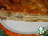 Пирог с картофелем и мясом Цкан ингредиенты