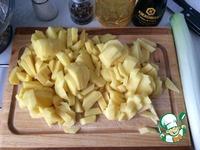 Жареный картофель с луком-пореем ингредиенты