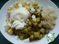 Салат с маринованными огурцами и картофелем ингредиенты