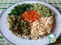 Куриный салат с овощами ингредиенты
