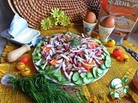 Гречневая галета с овощами и курицей ингредиенты