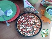 Овсяно-кабачковый открытый пирог а-ля пицца ингредиенты