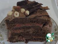 Шоколадный торт с орехами и клубникой ингредиенты