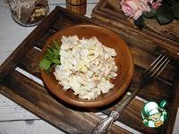 Кальмаровый салат с яичными блинчиками ингредиенты