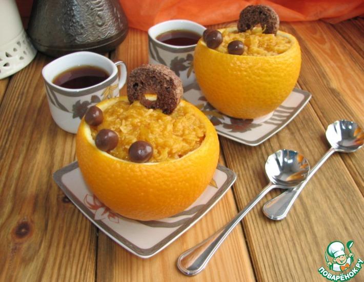 Рецепт: Рисово-апельсиновый пудинг