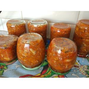 Консервированная рыба с овощами Пальчики оближешь