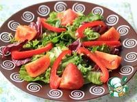 Овощной салат с семгой ингредиенты