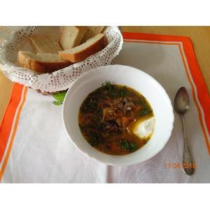 Суп грибной с репой и морковью