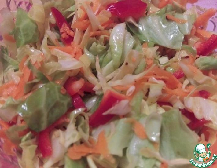 Рецепт: Капустный салат на зиму
