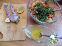 Салат овощной с белой фасолью ингредиенты