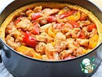 Пирог со сладким перцем и курицей ингредиенты