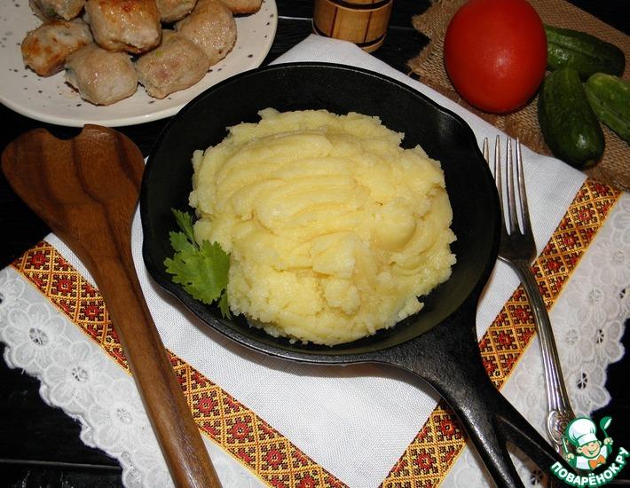 Рецепт: Картофельное пюре Жоэля Робюшона
