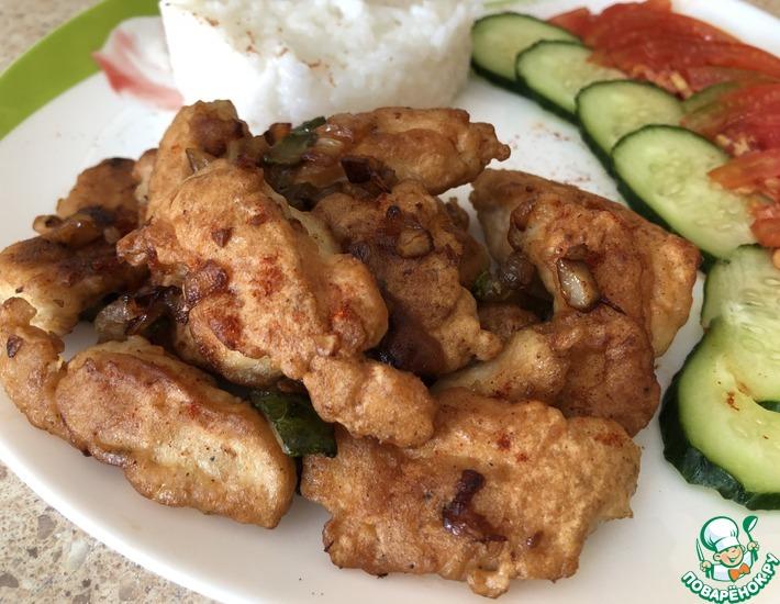 Рецепт: Куриные наггетсы по-корейски