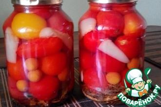 Рецепт: Маринованные помидоры с алычой