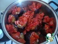 Закуска из баклажанов с томатами ингредиенты