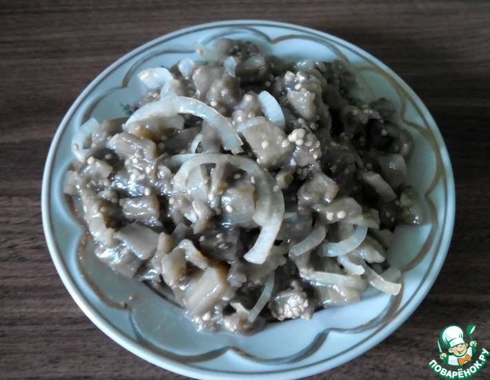 Рецепт: Маринованные баклажаны Под грибы