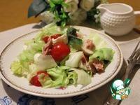 Лёгкий салат с тунцом и моцареллой ингредиенты