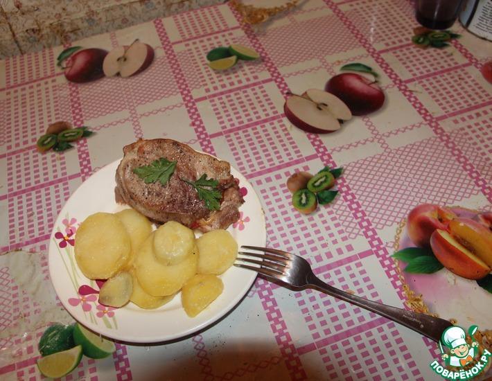 Рецепт: Упрощенный картофель Анна в фольге