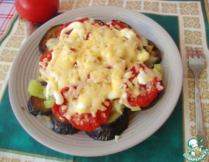 Рецепт: Теплый овощной салат с сыром
