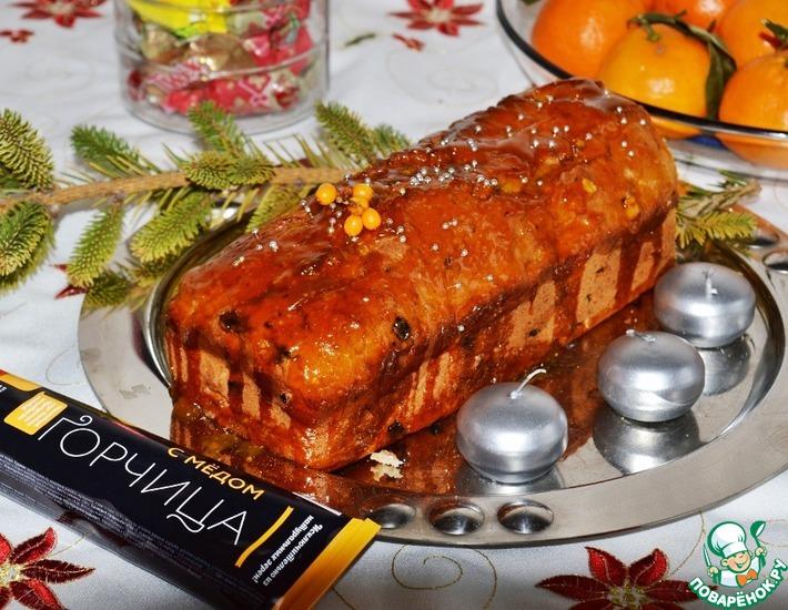Рецепт: Рождественский яблочный кекс с горчицей