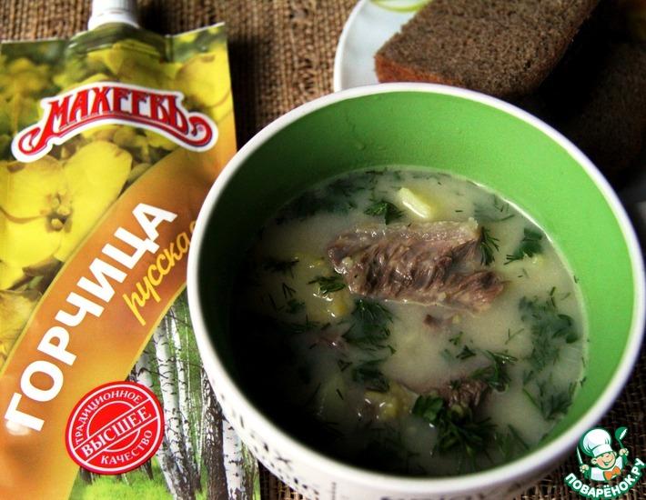 Рецепт: Финский гороховый суп с горчицей