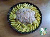 Запечённая куриная грудка с картофелем по-гречески ингредиенты