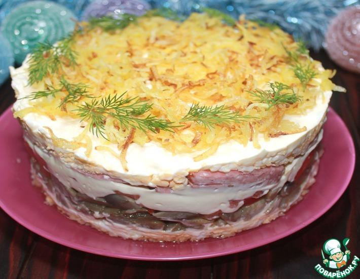 Рецепт: Салат с картофелем пай